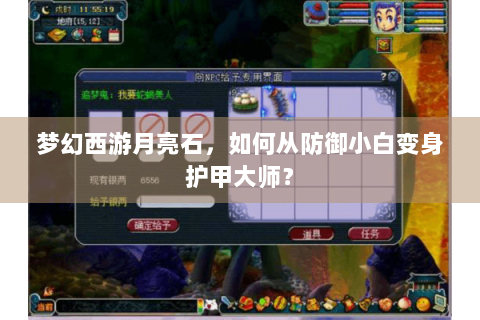 梦幻西游月亮石，如何从防御小白变身护甲大师？