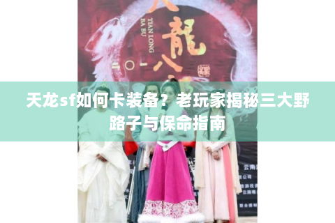 天龙sf如何卡装备？老玩家揭秘三大野路子与保命指南