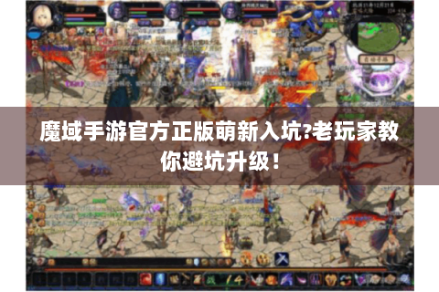 魔域手游官方正版萌新入坑?老玩家教你避坑升级！