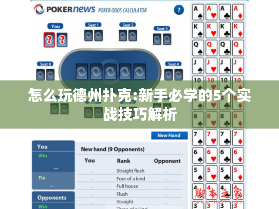怎么玩德州扑克:新手必学的5个实战技巧解析
