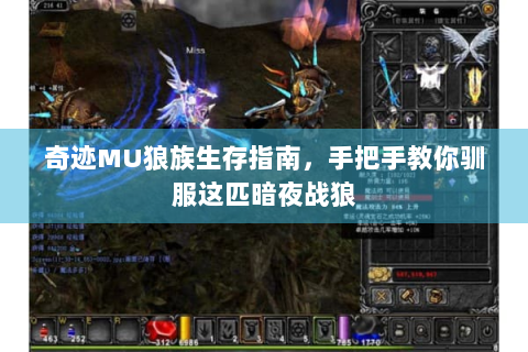 奇迹MU狼族生存指南，手把手教你驯服这匹暗夜战狼