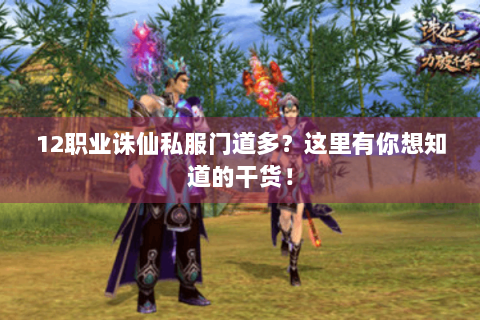 12职业诛仙私服门道多？这里有你想知道的干货！