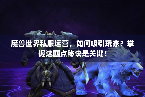 魔兽世界私服运营，如何吸引玩家？掌握这四点秘诀是关键！