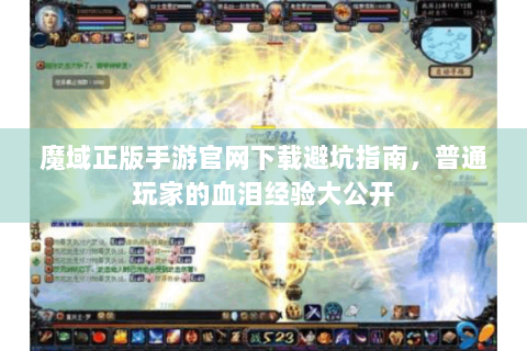 魔域正版手游官网下载避坑指南，普通玩家的血泪经验大公开