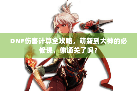 DNF伤害计算全攻略，萌新到大神的必修课，你通关了吗？