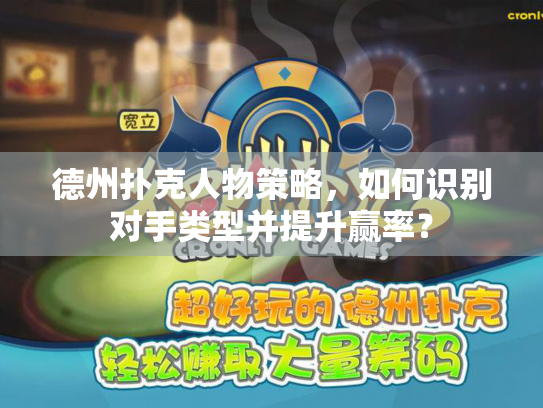 德州扑克人物策略，如何识别对手类型并提升赢率？