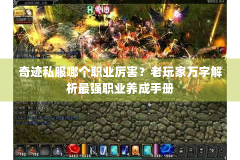奇迹私服哪个职业厉害？老玩家万字解析最强职业养成手册