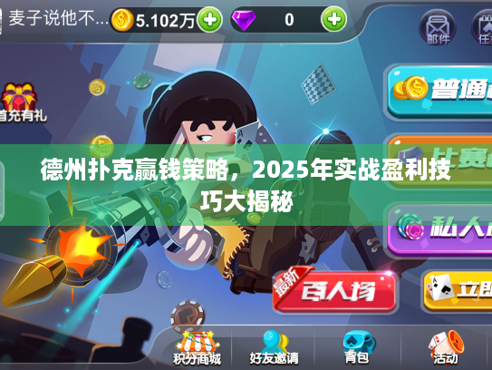 德州扑克赢钱策略，2025年实战盈利技巧大揭秘