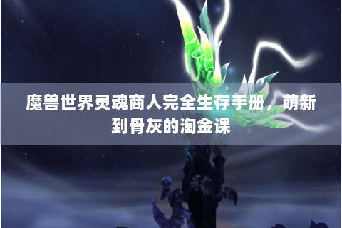 魔兽世界灵魂商人完全生存手册，萌新到骨灰的淘金课