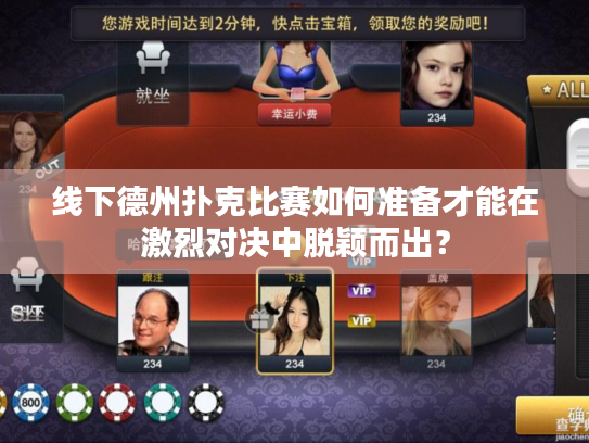 线下德州扑克比赛如何准备才能在激烈对决中脱颖而出？