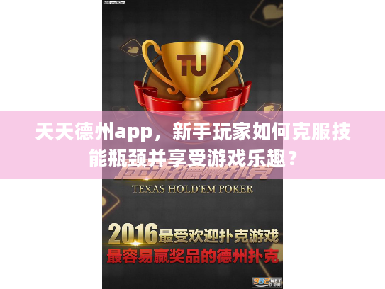 天天德州app，新手玩家如何克服技能瓶颈并享受游戏乐趣？