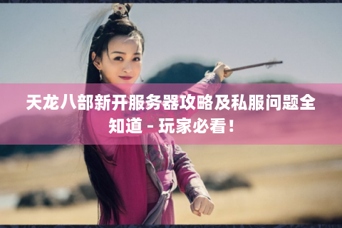 天龙八部新开服务器攻略及私服问题全知道 - 玩家必看！