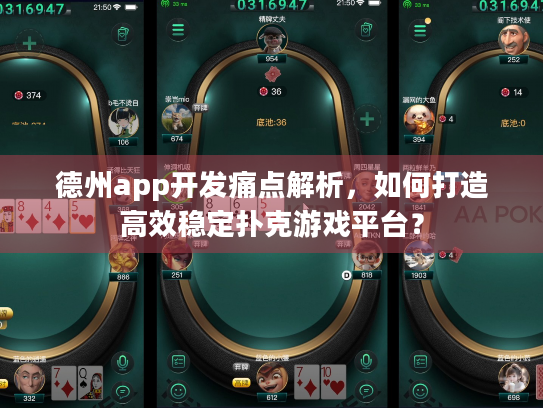 德州app开发痛点解析，如何打造高效稳定扑克游戏平台？