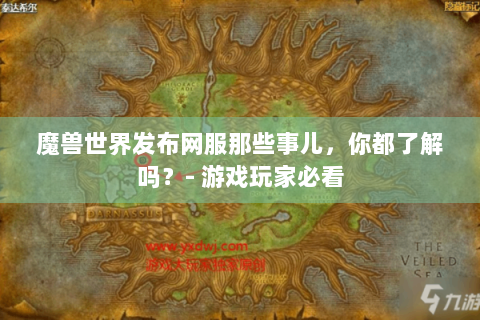 魔兽世界发布网服那些事儿，你都了解吗？- 游戏玩家必看