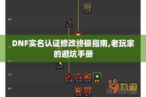 DNF实名认证修改终极指南,老玩家的避坑手册