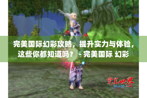 完美国际幻彩攻略，提升实力与体验，这些你都知道吗？ - 完美国际 幻彩
