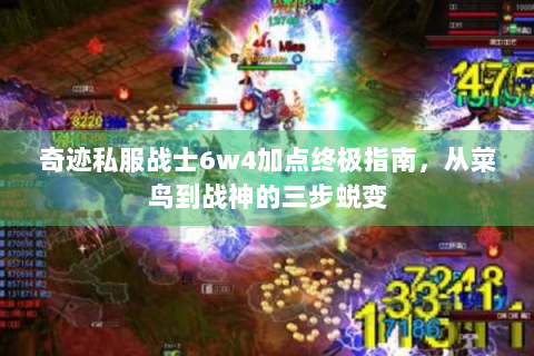 奇迹私服战士6w4加点终极指南，从菜鸟到战神的三步蜕变