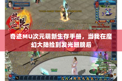 奇迹MU次元萌新生存手册，当我在魔幻大陆捡到发光翅膀后