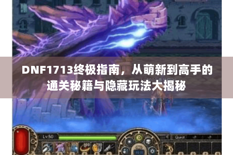 DNF1713终极指南，从萌新到高手的通关秘籍与隐藏玩法大揭秘