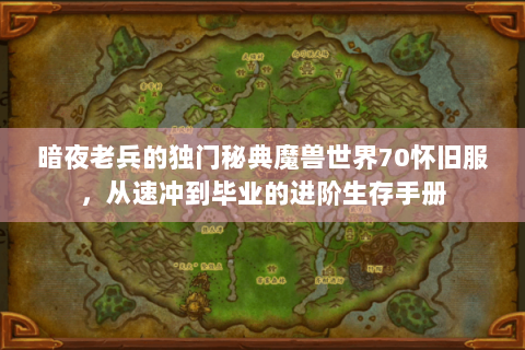 暗夜老兵的独门秘典魔兽世界70怀旧服，从速冲到毕业的进阶生存手册