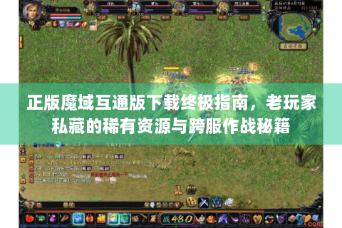 正版魔域互通版下载终极指南，老玩家私藏的稀有资源与跨服作战秘籍