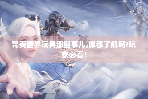 完美世界玩具那些事儿,你都了解吗?玩家必看！