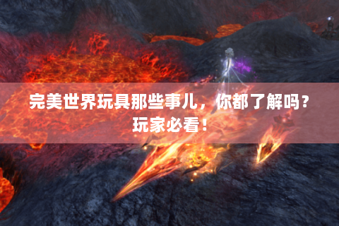 完美世界玩具那些事儿，你都了解吗？玩家必看！