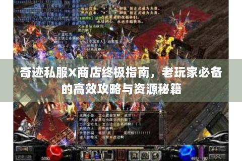 奇迹私服X商店终极指南，老玩家必备的高效攻略与资源秘籍
