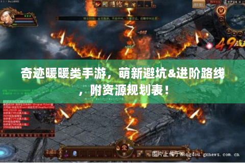 奇迹暖暖类手游，萌新避坑&进阶路线，附资源规划表！