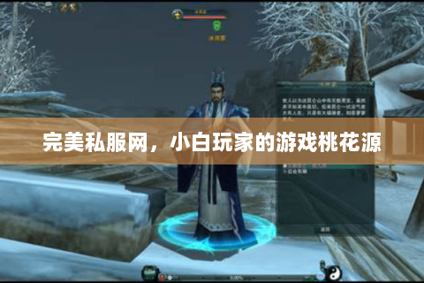 完美私服网，小白玩家的游戏桃花源