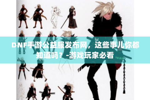 DNF手游公益服发布网，这些事儿你都知道吗？-游戏玩家必看