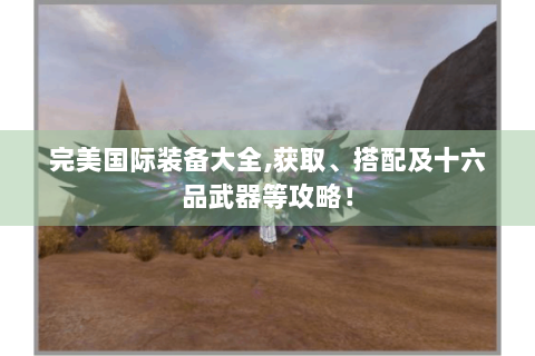完美国际装备大全,获取、搭配及十六品武器等攻略！