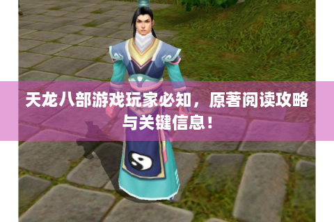 天龙八部游戏玩家必知，原著阅读攻略与关键信息！