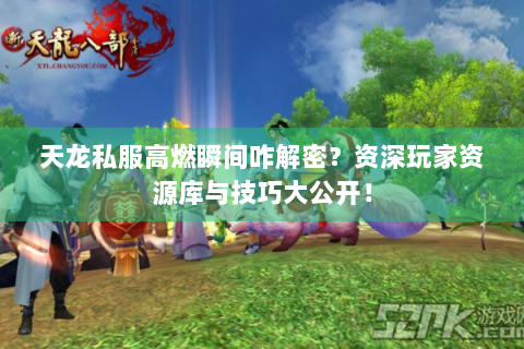天龙私服高燃瞬间咋解密？资深玩家资源库与技巧大公开！