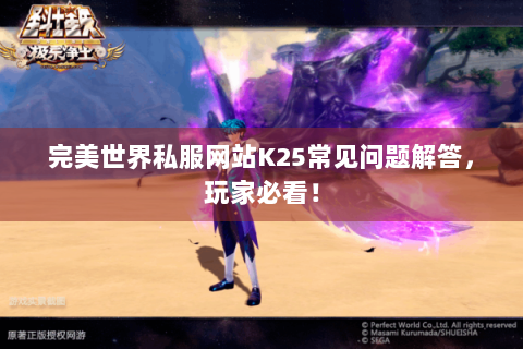 完美世界私服网站K25常见问题解答，玩家必看！