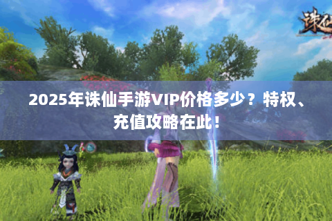 2025年诛仙手游VIP价格多少？特权、充值攻略在此！