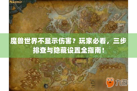 魔兽世界不显示伤害？玩家必看，三步排查与隐藏设置全指南！