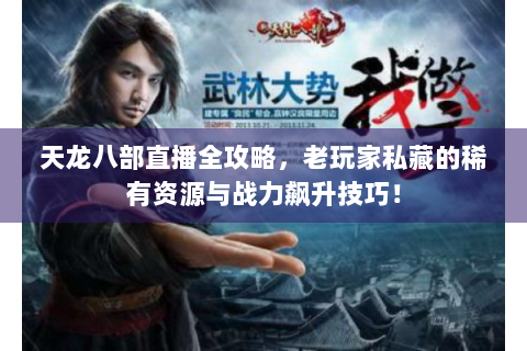 天龙八部直播全攻略，老玩家私藏的稀有资源与战力飙升技巧！