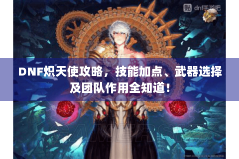 DNF炽天使攻略，技能加点、武器选择及团队作用全知道！
