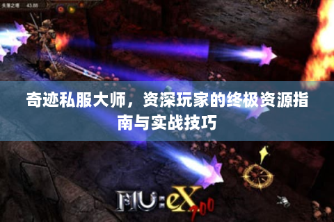 奇迹私服大师，资深玩家的终极资源指南与实战技巧