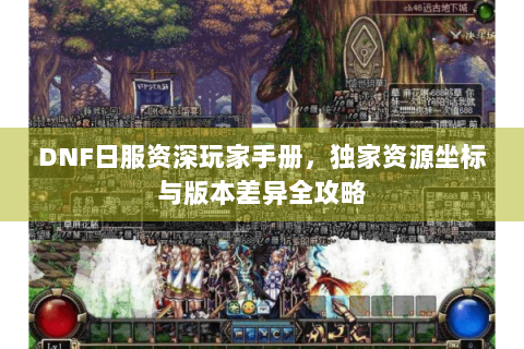 DNF日服资深玩家手册，独家资源坐标与版本差异全攻略