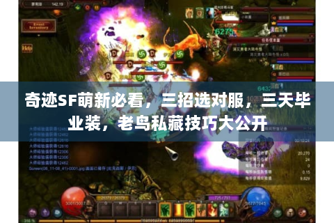 奇迹SF萌新必看，三招选对服，三天毕业装，老鸟私藏技巧大公开