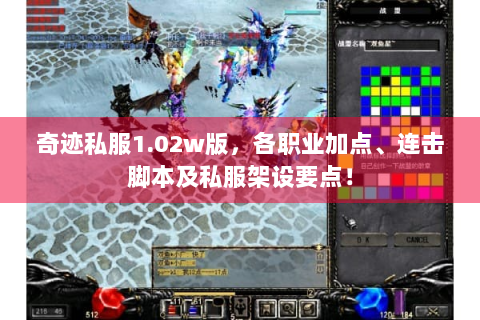 奇迹私服1.02w版，各职业加点、连击脚本及私服架设要点！