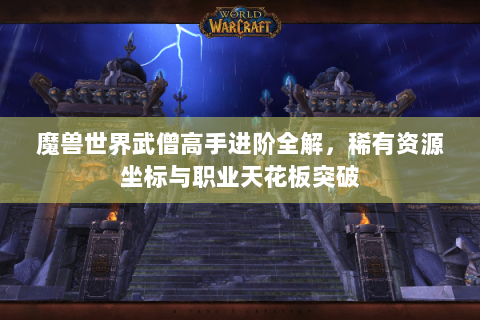 魔兽世界武僧高手进阶全解，稀有资源坐标与职业天花板突破