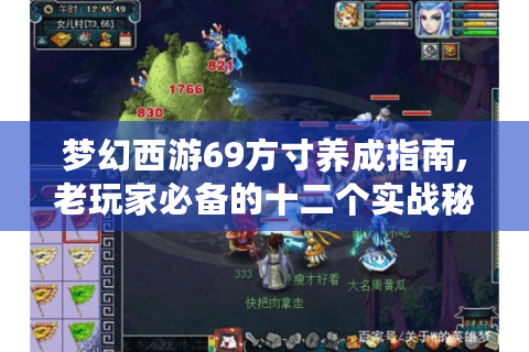 梦幻西游69方寸养成指南,老玩家必备的十二个实战秘籍