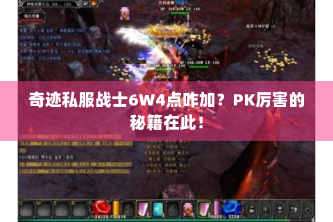 奇迹私服战士6W4点咋加？PK厉害的秘籍在此！