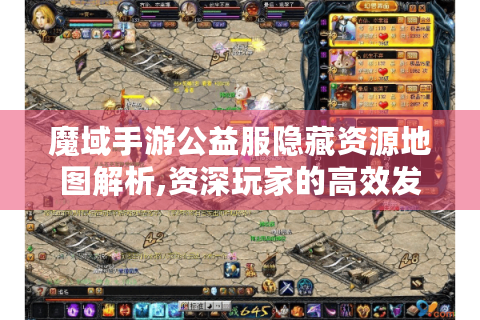 魔域手游公益服隐藏资源地图解析,资深玩家的高效发育路线图