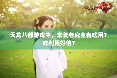 天龙八部游戏中，宋长老究竟有啥用？咋利用好他？