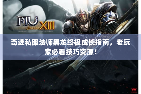 奇迹私服法师黑龙终极成长指南，老玩家必看技巧资源！
