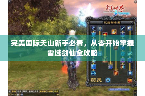 完美国际天山新手必看，从零开始掌握雪域剑仙全攻略
